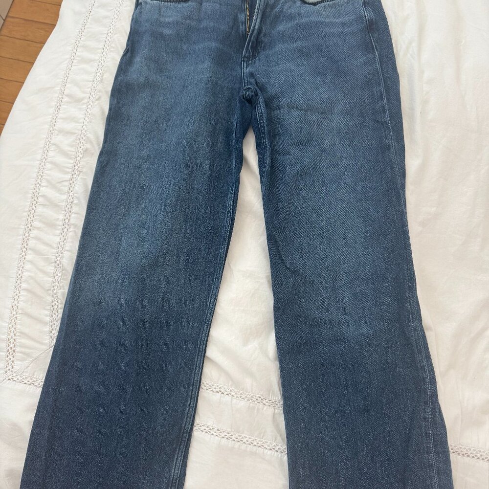 Rag and Bone Logan mid rise wide leg  Jeans